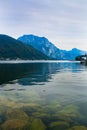 Lake Traunsee in the Austrian Alps, Austria Royalty Free Stock Photo