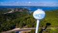 Lake Travis Water Tower Over Paradise Blue Lake