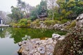 The lake and trees