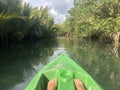 Kayaking lake