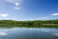 Lake in Truskavets Royalty Free Stock Photo