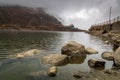 Lake Tsomgo Changu Lake at East Sikkim, India. Royalty Free Stock Photo