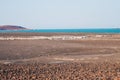 Scenic view of Lake Turkana against sky in Kenya Royalty Free Stock Photo