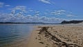 Lake Tyers Gippsland, blue waters and golden sands.