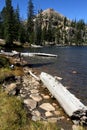 Lake and Uinta mountains Royalty Free Stock Photo