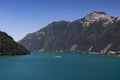 Lake Uri, Ferry and Mountain View, Switzerland