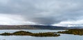 Lake Ustevatn in the municipality of Hol in the county of Viken, Norway Royalty Free Stock Photo