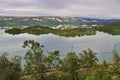 Lake Ustevatn in Norway, Europe. Royalty Free Stock Photo