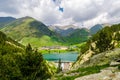 Vall de Nuria valley Sanctuary in the Catalan Pyrenees, Spain,Europe