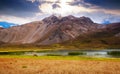 Lake Valle Hermoso Laguna near Andes