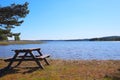 Lake Vattern in Sweden Royalty Free Stock Photo