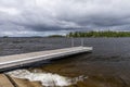 Lake Vermilion Boat Ramp and Dock Royalty Free Stock Photo