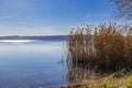 Lake Vico between the Cimini Mountains. Italy Royalty Free Stock Photo