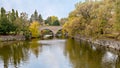 The Lake Victoria and Arboretum Park,  Stratford, Ontario, Canada Royalty Free Stock Photo