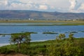 Lake Victoria landscape near city Kisumu in Kenya Royalty Free Stock Photo