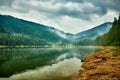 Lake Vidra in Romania Royalty Free Stock Photo