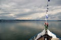 Lake view, Bow of Stadt Rapperswil Royalty Free Stock Photo