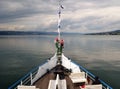 Lake view, Bow of Stadt Rapperswil Royalty Free Stock Photo