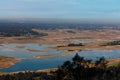 Lake view from brushfire effected hills