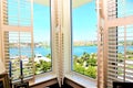 The lake view of an oceanfront penthouse is great, especially when it includes a view of a lake Royalty Free Stock Photo