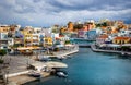 The lake Voulismeni in Agios Nikolaos, Crete, Greece.