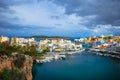 The lake Voulismeni in Agios Nikolaos, Crete, Greece.