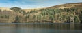 Lake Vyrnwy dam in Wales Royalty Free Stock Photo