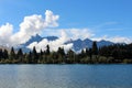 Lake Wakatipu New Zealand South Island of New Zealand Royalty Free Stock Photo