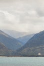 Lake Wakatipu in Queenstown at sunrise Royalty Free Stock Photo