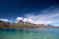 Lake Wakatipu between Queentown and Glenorchy Royalty Free Stock Photo