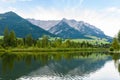 Lake Walchsee at summer day, Austria Tyrol