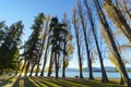 Lake Wanaka in autumn, New Zealand Royalty Free Stock Photo