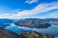 Lake Wanaka mountain landscape South Island New Zealand Royalty Free Stock Photo