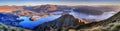 Lake Wanaka panorama, New Zealand Royalty Free Stock Photo