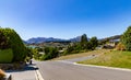 Lake Wanaka and the Southern Alps, with surrounding landscape in Wanaka, Otago, South Island, New Zealand Royalty Free Stock Photo