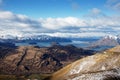 Lake Wanaka viewed from the Treble Cone ski area, Wanaka, New Zealand