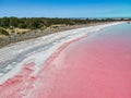 Lake Warden is a salt lake in Esperance region of Western Australia which was pink in colour unlike Pink Lake which was not pink