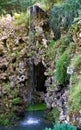 Lake of the Waterfall. Grotto of the East. Quinta da Regaleira. Sintra.Portugal