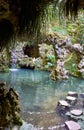 Lake of the Waterfall. Grotto of the East. Quinta da Regaleira. Sintra. Portugal