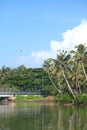 Lake Waterfront in alappy in kerala