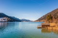 Lake Weissensee in Austrian Alps, Austria