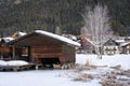 Lake Weissensee on a cold day in winter