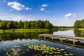 Lake Wigry National Park. Poland Royalty Free Stock Photo