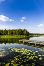 Lake Wigry National Park. Poland Royalty Free Stock Photo