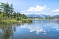 Lake Wildsee at Seefeld in Tirol, Austria