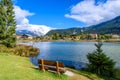 Lake Wildsee at Seefeld in Tirol, Austria - Europe Royalty Free Stock Photo