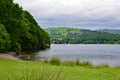 Lake Windermere from Wray Castle Garden, Low Wray, Ambleside, Cumbria, UK