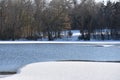 Lake Winnsboro in the Texas snow of Feb 2021.
