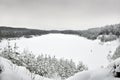 Lake in winter Royalty Free Stock Photo