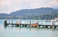 Lake Woerthersee in Carinthia, Austria